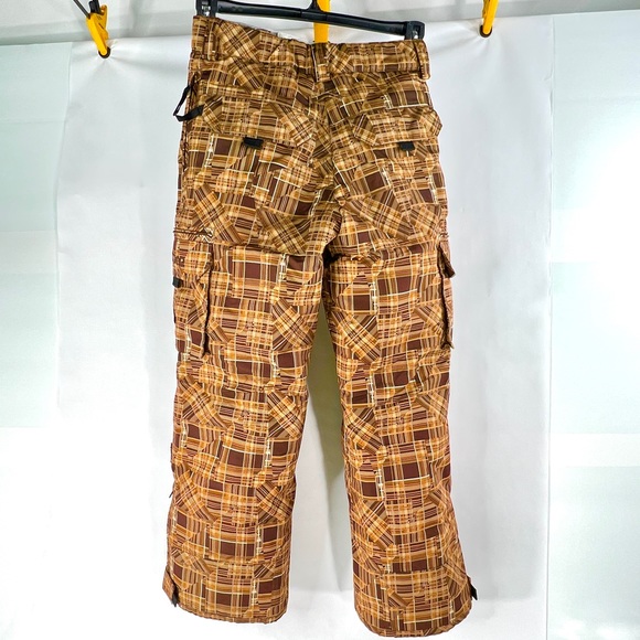 Turbine Boardwear Ski Snow Pants Size M Very Nice EUC Pockets Galore Cozy Warm - Picture 4 of 17